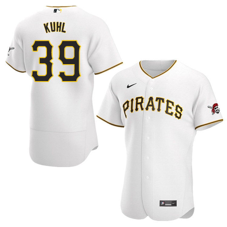 Nike Men #39 Chad Kuhl Pittsburgh Pirates Baseball Jerseys Sale-White